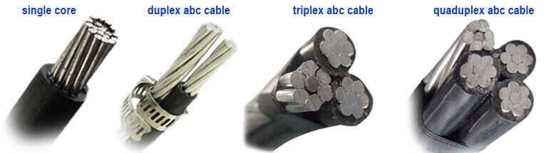 Kabel abc inti 1/2/3/4 inti 35mm