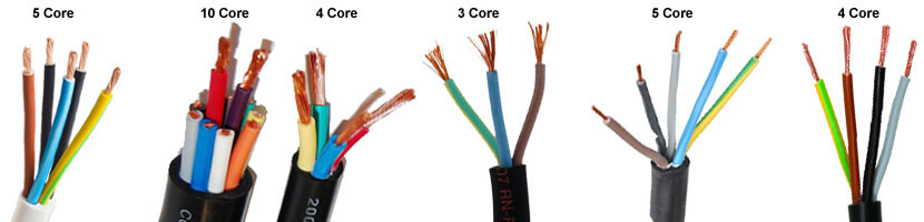2 core 3 core 4 core 5 core neoprene cable in malaysia singapore